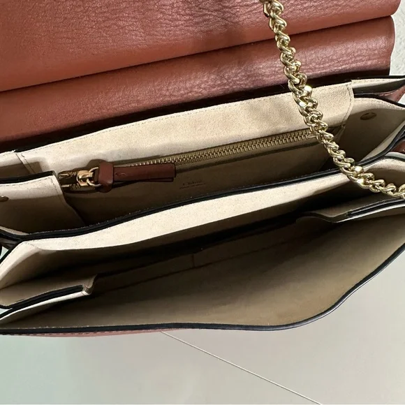 CHLOE Faye Medium Suede Shoulder Bag - Picture 5 of 12